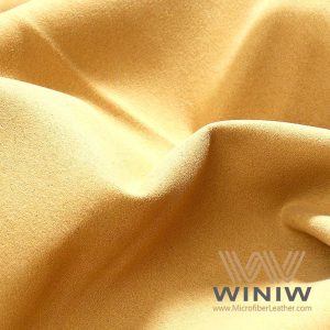 Yellow Synthetic Vegan Leather Suede Microfiber Ultrasuede Material For Shoes